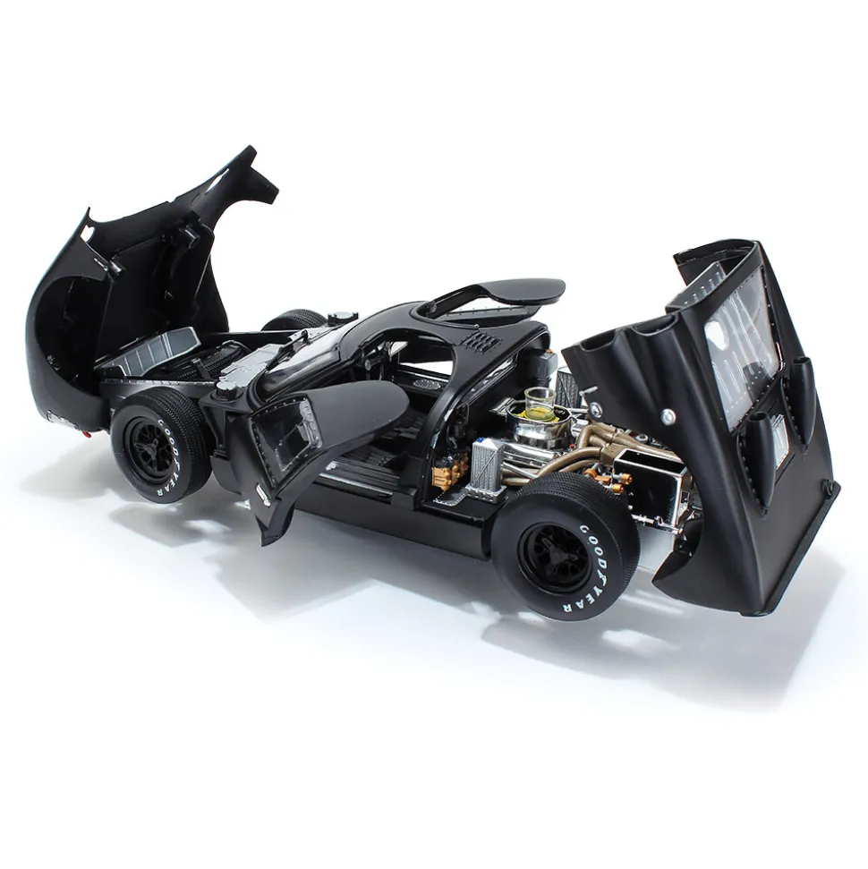1966 Ford GT40 Custom Matt-Black 1:18 Scale Diecast Model Car by Shelby Collectibles