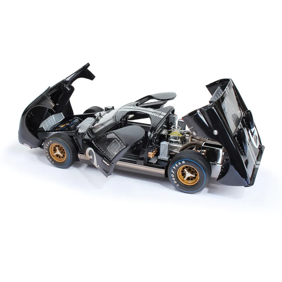 1966 Ford GT40 - LeMans #2 After Race 1:18 Scale Diecast Model Car by Shelby Collectibles