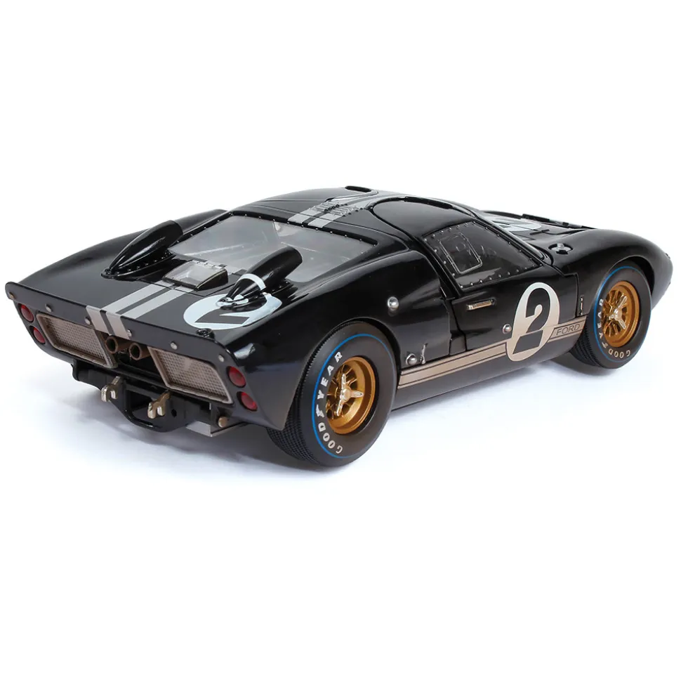 1966 Ford GT40 - LeMans #2 After Race 1:18 Scale Diecast Model Car by Shelby Collectibles