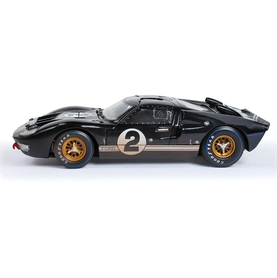 1966 Ford GT40 - LeMans #2 After Race 1:18 Scale Diecast Model Car by Shelby Collectibles