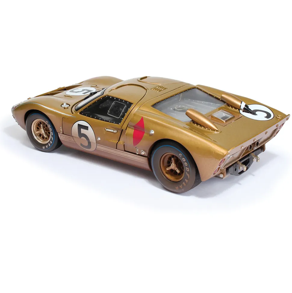 1966 Ford GT40 - LeMans #5 After Race 1:18 Scale Diecast Model Car by Shelby Collectibles
