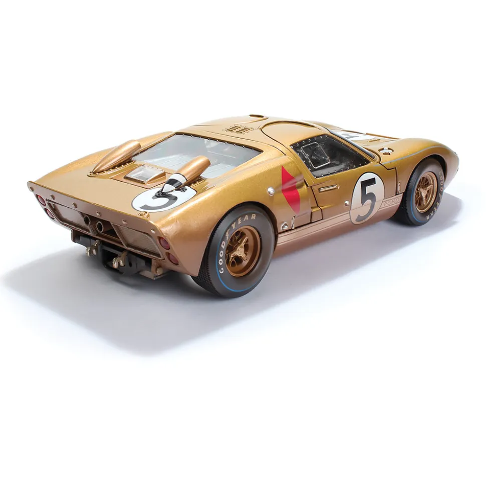 1966 Ford GT40 - LeMans #5 After Race 1:18 Scale Diecast Model Car by Shelby Collectibles