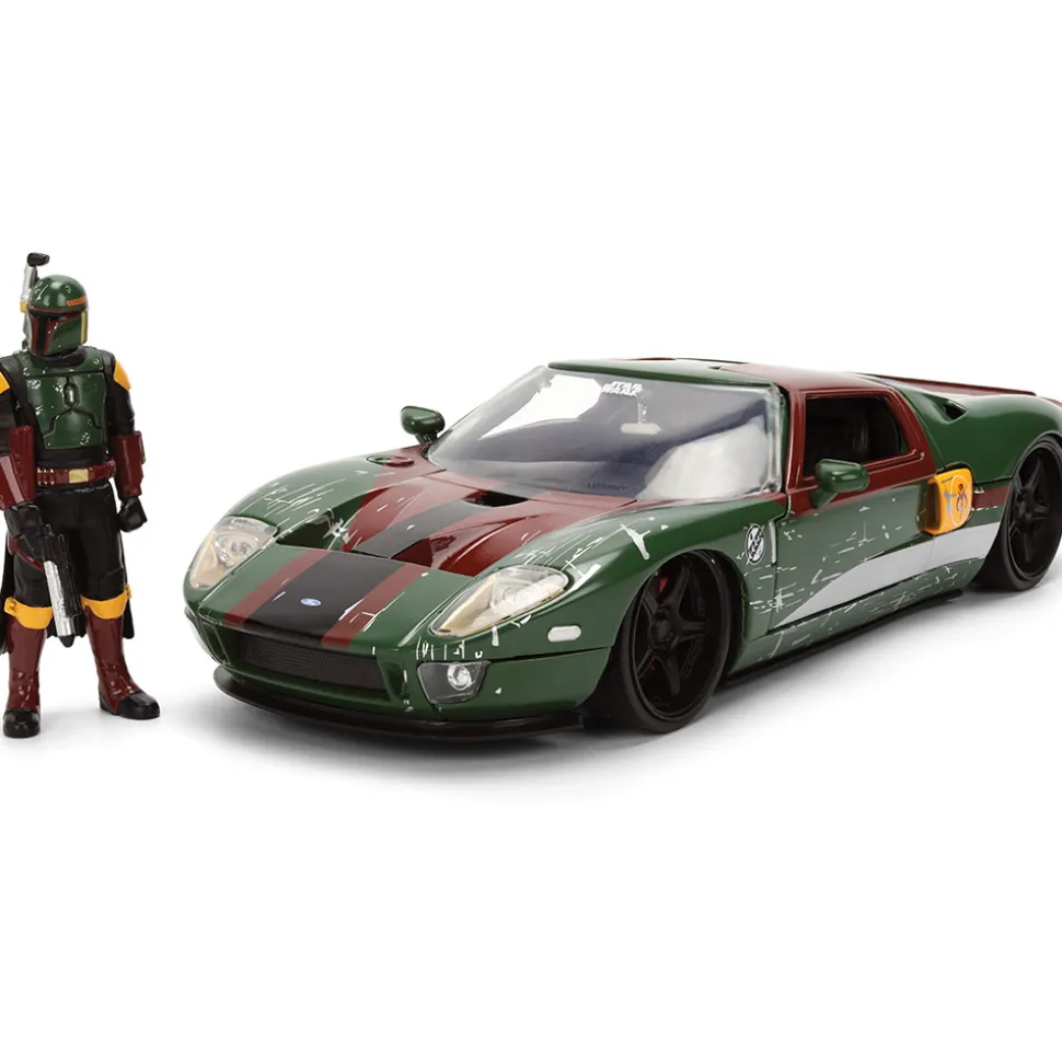 2005 Ford GT - Star Wars Boba Fett 1:24 Scale Diecast Model Car by Jada Toys