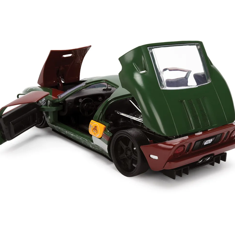 2005 Ford GT - Star Wars Boba Fett 1:24 Scale Diecast Model Car by Jada Toys