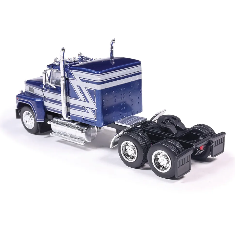 1978 Ford LTL-9000 - Blue and Silver 1:64 Scale Diecast Model Truck by IXO Models