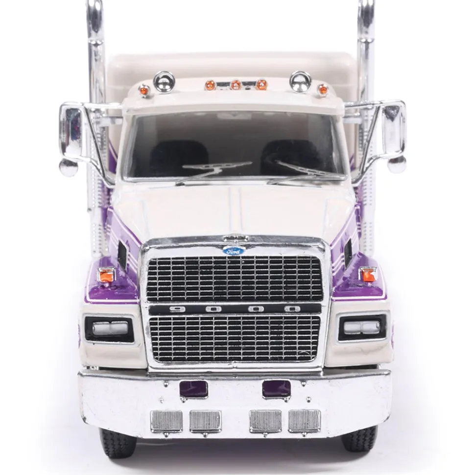 1978 Ford LTL-9000 - Caribbean Turquoise And Oxford White 1:64 Scale by IXO Models