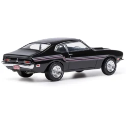 1974 Ford Maverick - Black with stripes 1:43 Scale Diecast Model Car by IXO Models