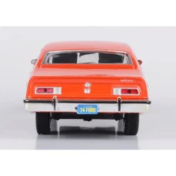 1974 Ford Maverick Grabber - Orange & Black 1:24 Scale Diecast Model Car by Motormax