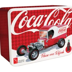 1925 Ford Model T Panel w/Tin Packaging Coca-Cola 1:25 Scale Plastic Model Kit by AMT