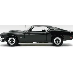 1969 Ford Mustang BOSS 429 - Black Jade 1:18 Scale Diecast Model Car by Acme