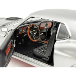 1970 Ford Mustang Boss 302 - Silver - Special Order 1:18 Scale Diecast Model Car by Acme