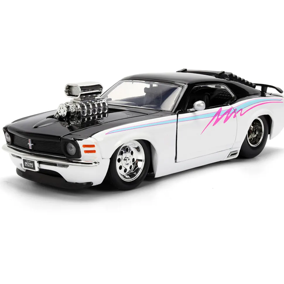 1970 Ford Mustang Boss 429 - White 1:24 Scale Diecast Model Car by Jada Toys