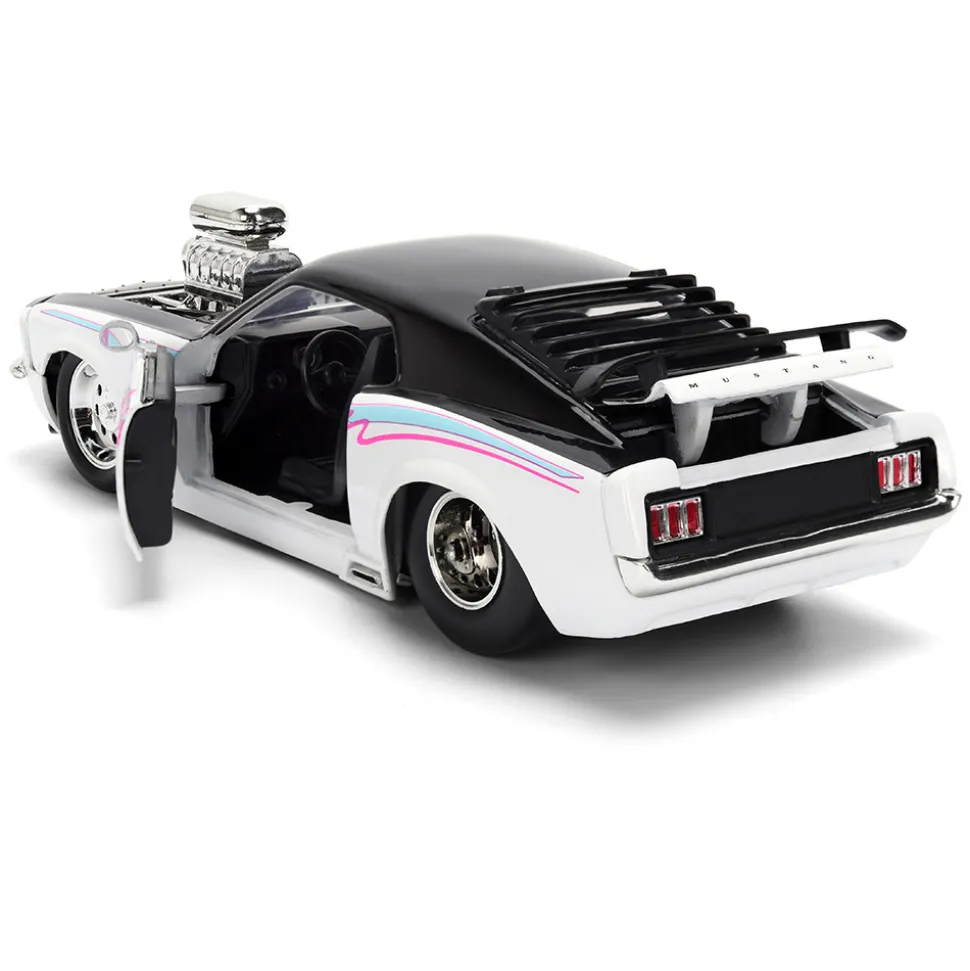 1970 Ford Mustang Boss 429 - White 1:24 Scale Diecast Model Car by Jada Toys