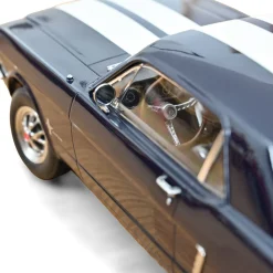 1966 Ford Mustang Coupe - Nightmist Blue 1:18 Scale Diecast Model Car by Norev
