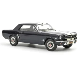 1966 Ford Mustang Coupe - Nightmist Blue 1:18 Scale Diecast Model Car by Norev