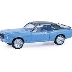 1967 Ford Mustang Coupe with Trunk Ski Rack and Skis 1:64 Scale Diecast Model Car by Greenlight