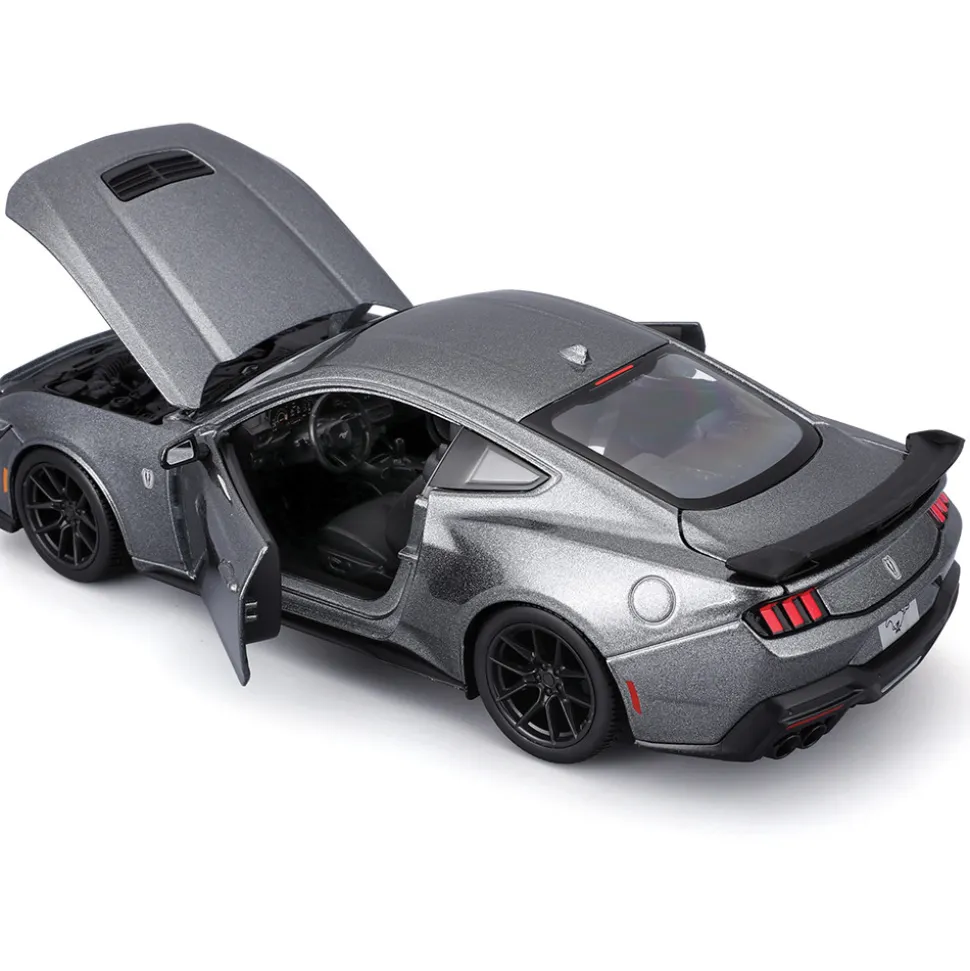 2024 Ford Mustang Darkhorse - Gray 1:24 Scale Diecast Model Car by Maisto
