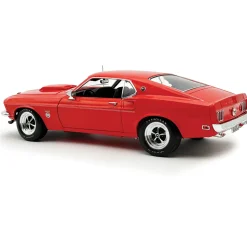 1969 Ford Mustang 600 - Flower Power Red 1:18 Scale Diecast Model Car by Acme