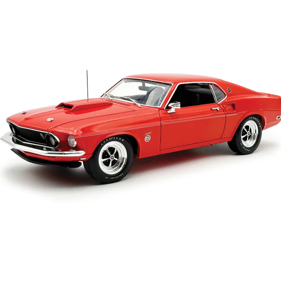 1969 Ford Mustang 600 - Flower Power Red 1:18 Scale Diecast Model Car by Acme
