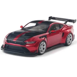 2025 Ford Mustang GTD - Metallic Dark Red 1:43 Scale by IXO Models