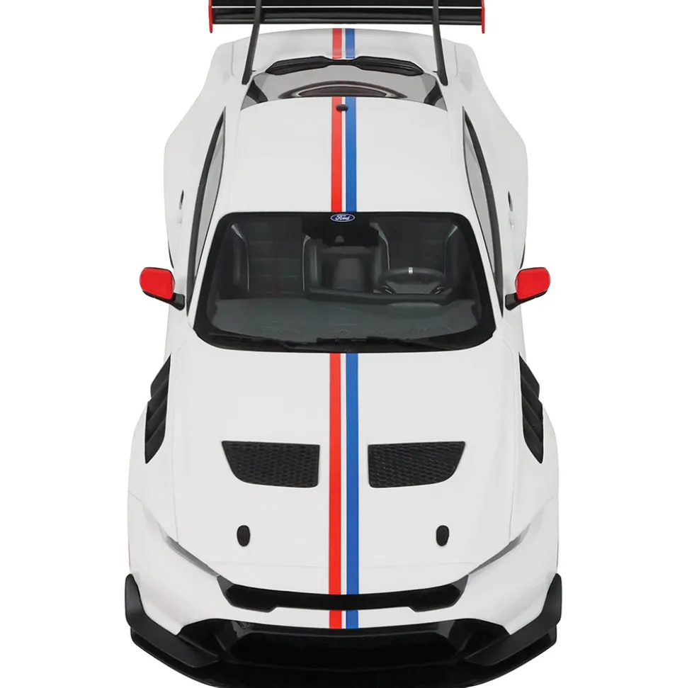2025 Ford Mustang GTD "Spirit Of America" - Performance White 1:18 Scale Cast Resin Model Car by GT Spirit