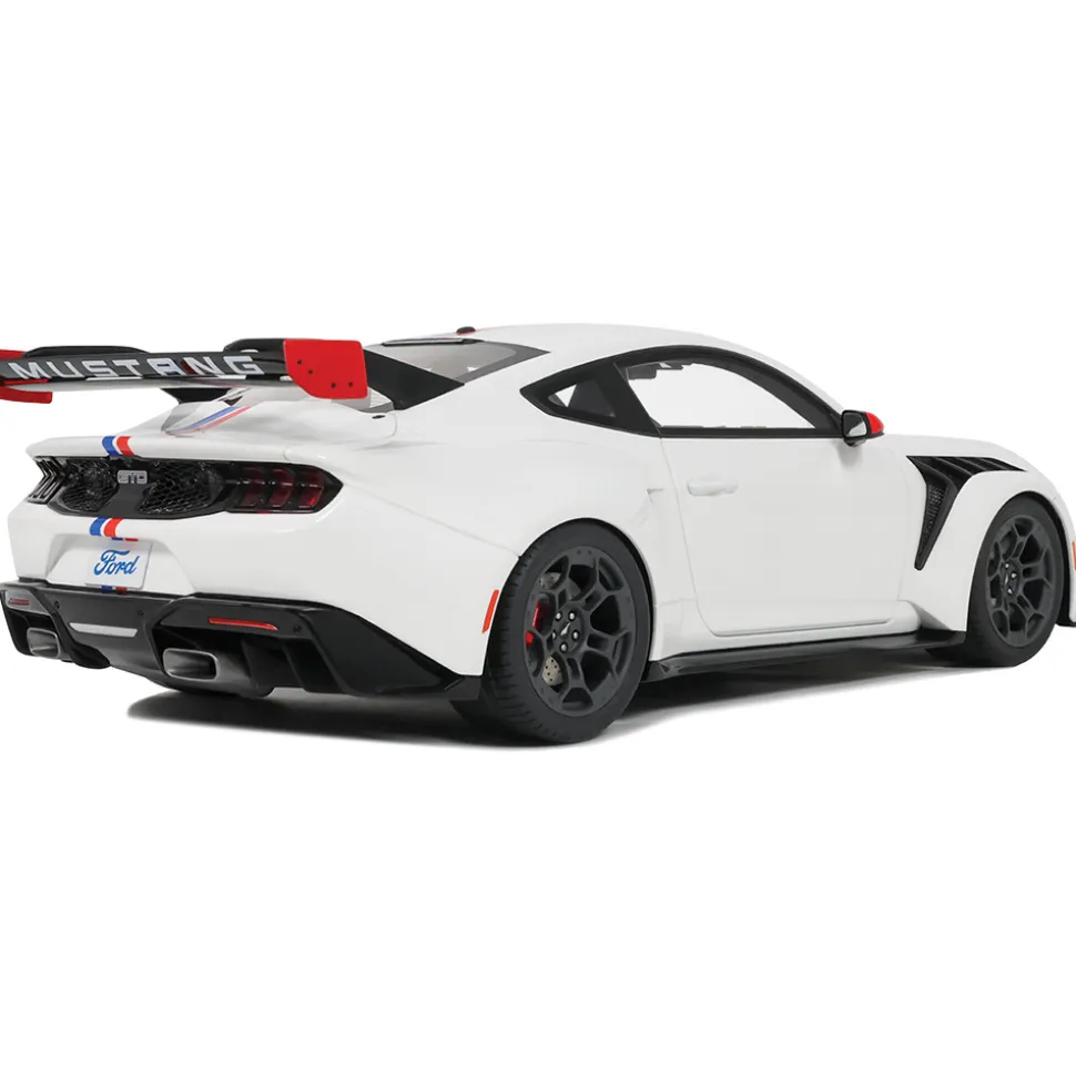 2025 Ford Mustang GTD "Spirit Of America" - Performance White 1:18 Scale Cast Resin Model Car by GT Spirit