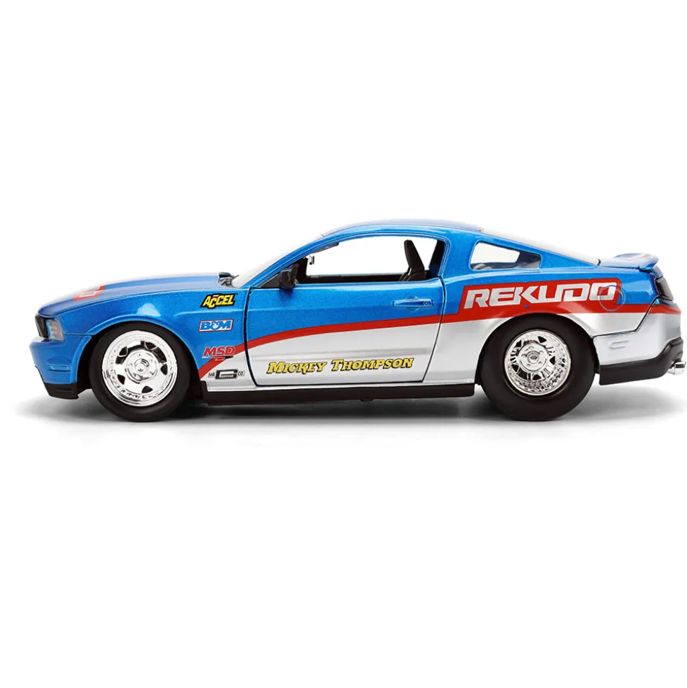 2010 Ford Mustang GT - Mickey Thompson 1:24 Scale Diecast Model Car by Jada Toys