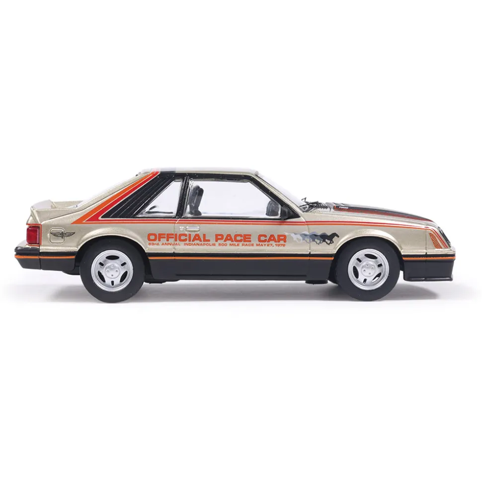 1979 Ford Mustang Indianapolis 500 Pace Car - Silver 1:43 Scale Diecast Model Car by IXO Models