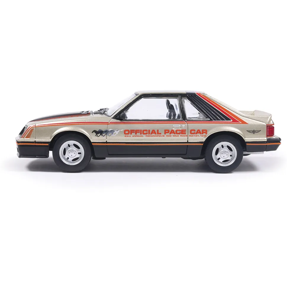 1979 Ford Mustang Indianapolis 500 Pace Car - Silver 1:43 Scale Diecast Model Car by IXO Models