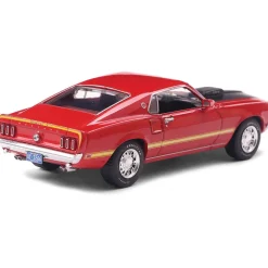 1969 Ford Mustang Mach 1 - Calypso Coral 1:43 Scale Diecast Model Car by IXO Models