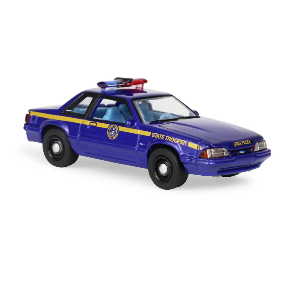 1988 FORD MUSTANG - NEW YORK STATE POLICE 1:64 Scale Diecast Model Car by Greenlight