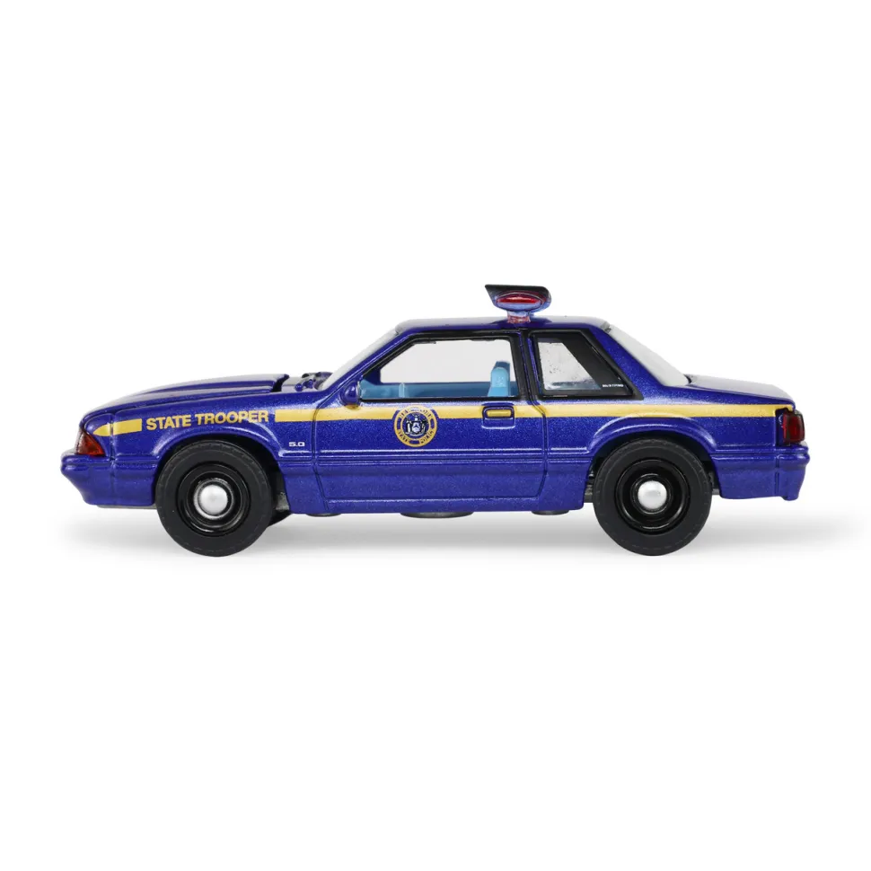 1988 FORD MUSTANG - NEW YORK STATE POLICE 1:64 Scale Diecast Model Car by Greenlight