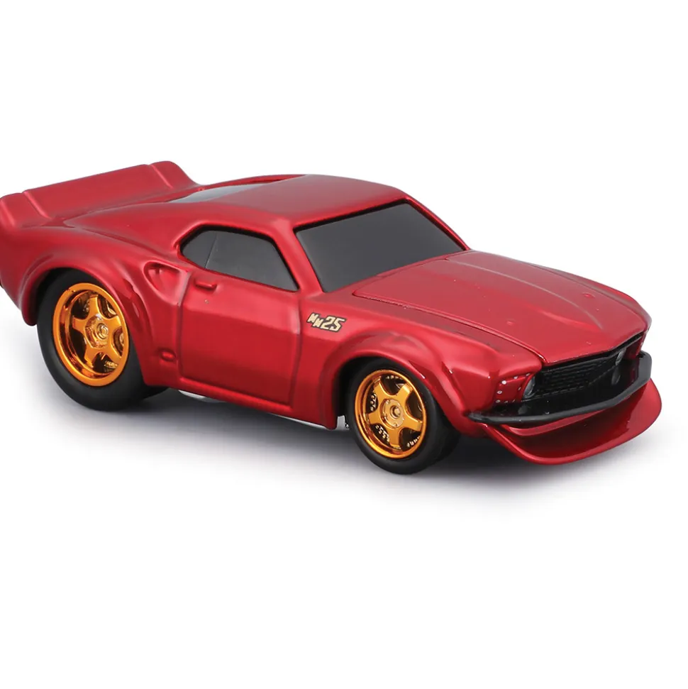 1969 Ford Mustang - Red - Muscle Machines 25th 1:64 Scale by Muscle Machines