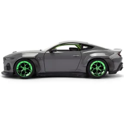2024 Ford Mustang RTR - Gray 1:24 Scale Diecast Model Car by Jada Toys