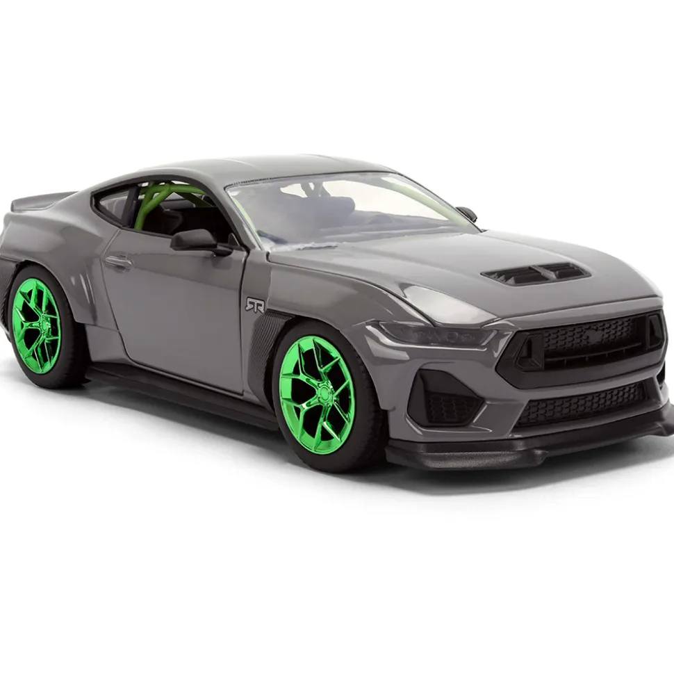 2024 Ford Mustang RTR - Gray 1:24 Scale Diecast Model Car by Jada Toys