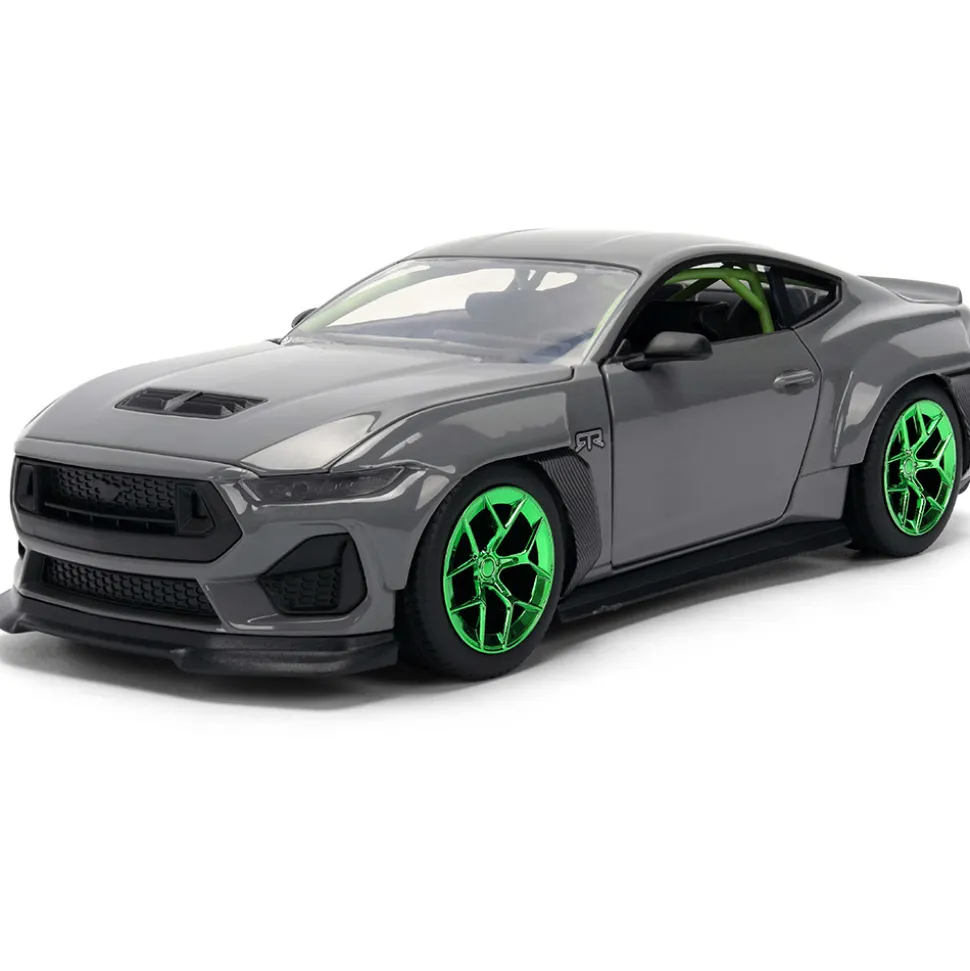 2024 Ford Mustang RTR - Gray 1:24 Scale Diecast Model Car by Jada Toys