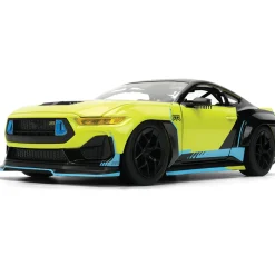 2024 Ford Mustang RTR - Hyperspec Yellow 1:24 Scale Diecast Model Car by Jada Toys