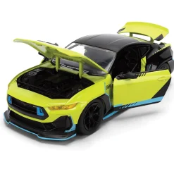 2024 Ford Mustang RTR - Hyperspec Yellow 1:24 Scale Diecast Model Car by Jada Toys