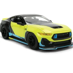2024 Ford Mustang RTR - Hyperspec Yellow 1:24 Scale Diecast Model Car by Jada Toys