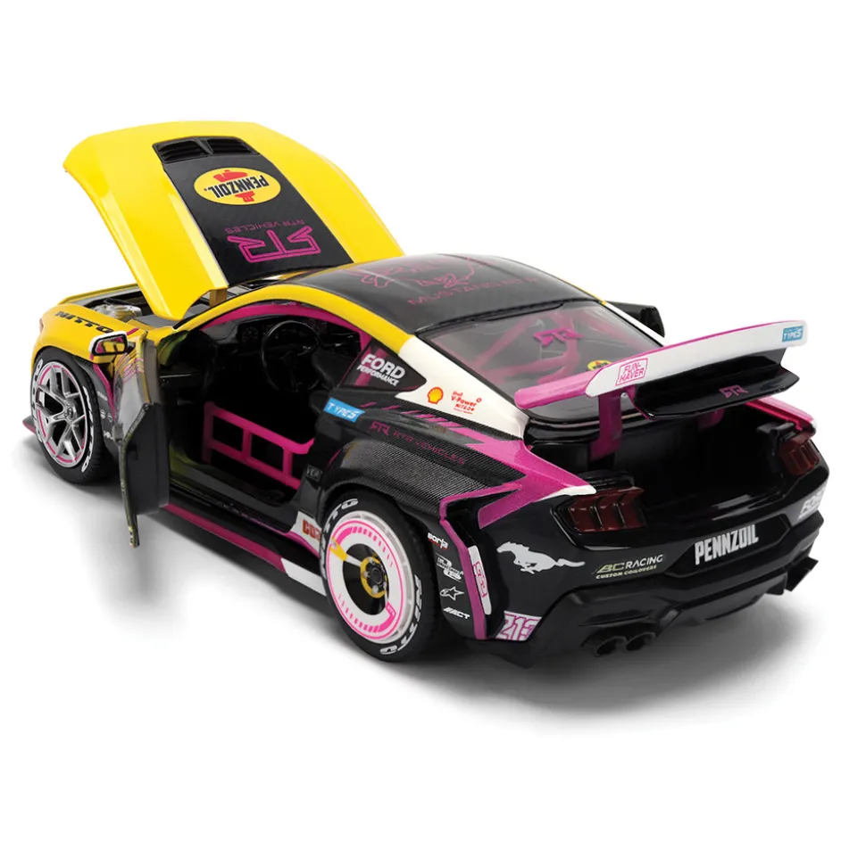 2025 Ford Mustang RTR w/Lights - Ben Hobson 1:24 Scale Diecast Model Car by Jada Toys