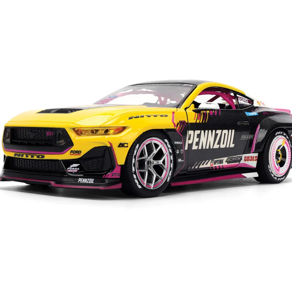 2025 Ford Mustang RTR w/Lights - Ben Hobson 1:24 Scale Diecast Model Car by Jada Toys