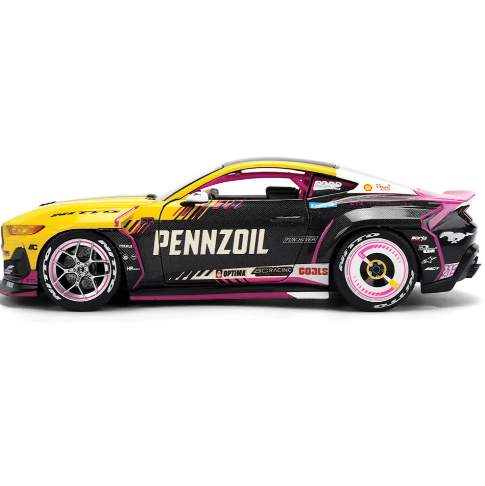 2025 Ford Mustang RTR w/Lights - Ben Hobson 1:24 Scale Diecast Model Car by Jada Toys