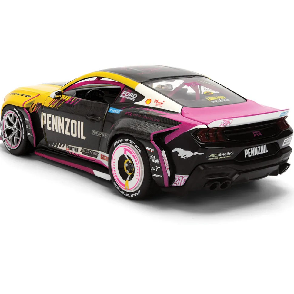 2025 Ford Mustang RTR w/Lights - Ben Hobson 1:24 Scale Diecast Model Car by Jada Toys