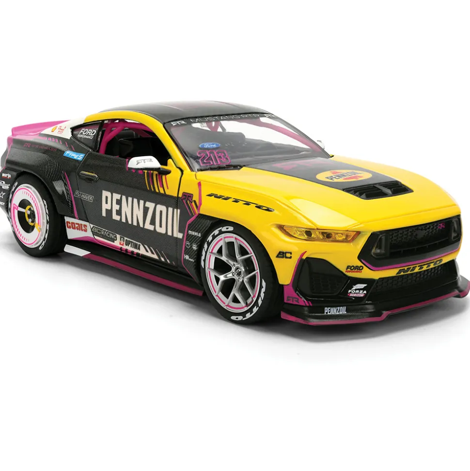 2025 Ford Mustang RTR w/Lights - Ben Hobson 1:24 Scale Diecast Model Car by Jada Toys