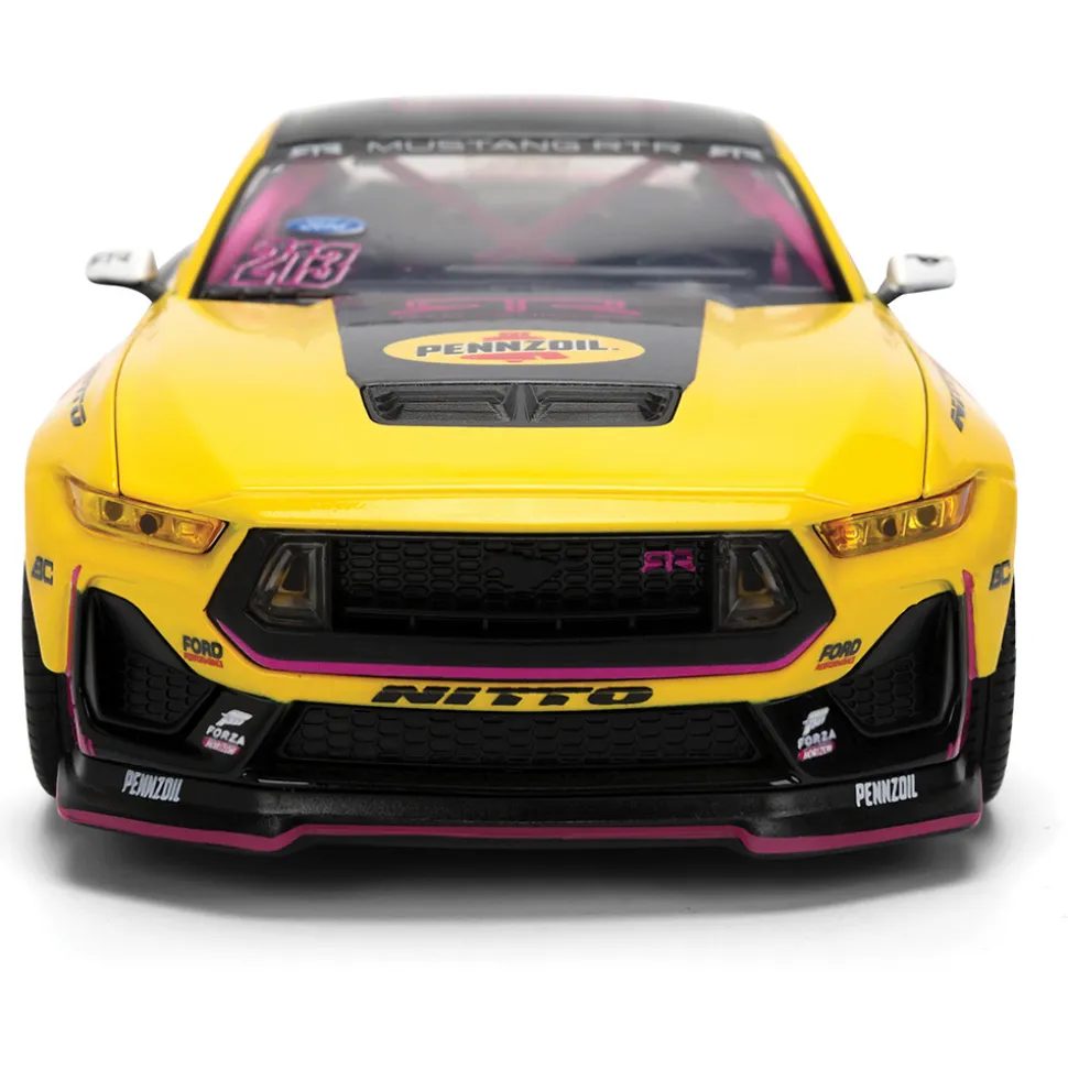 2025 Ford Mustang RTR w/Lights - Ben Hobson 1:24 Scale Diecast Model Car by Jada Toys
