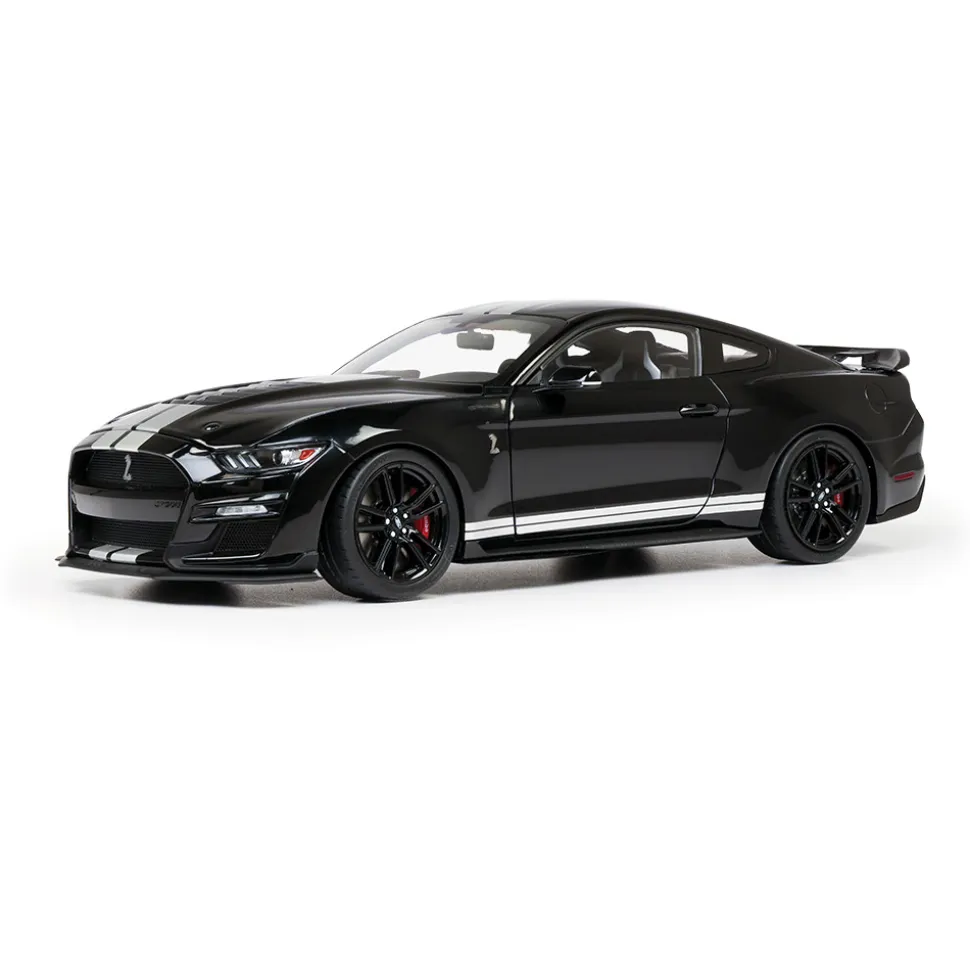 2022 Ford Mustang Shelby G.T. 500 - Shadow Black 1:18 Scale Diecast Model Car by IXO Models