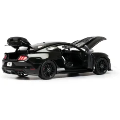 2022 Ford Mustang Shelby G.T. 500 - Shadow Black 1:18 Scale Diecast Model Car by IXO Models