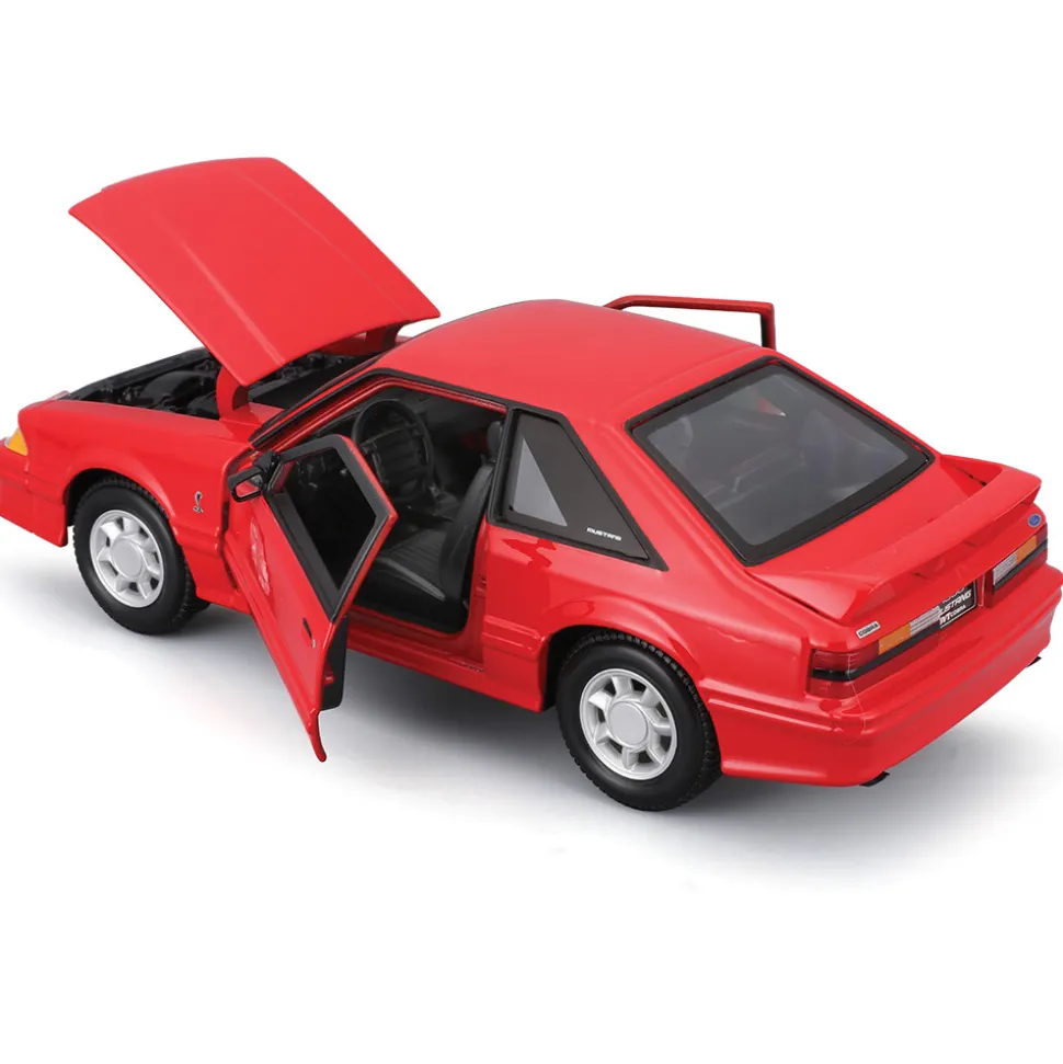 1993 Ford Mustang SVT Cobra - Red 1:24 Scale 1:24 Scale Diecast Model Car by Maisto