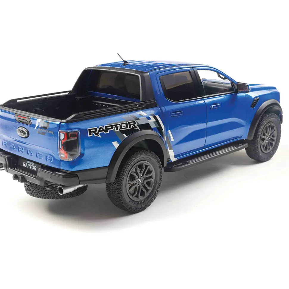 2024 Ford Ranger Raptor - Blue Lightning 1:18 Scale Diecast Model Truck by Solido