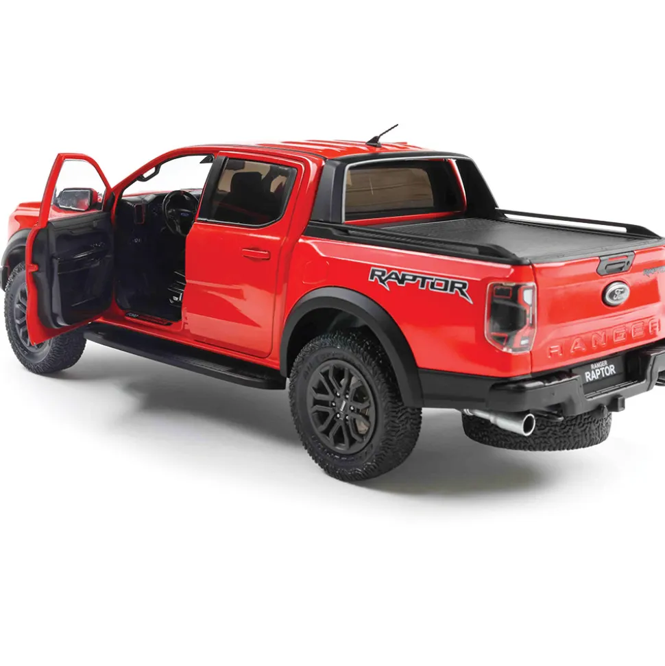 2024 Ford Ranger Raptor - Orange 1:18 Scale Diecast Model Truck by Solido